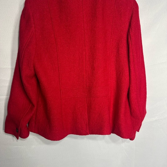 Red Women's Jacket by Talbots size 14p pre owned Exellent condition - Picture 2 of 9
